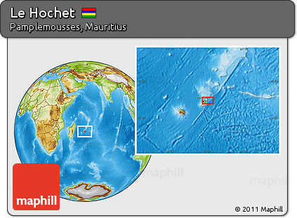 Physical Location Map of Le Hochet