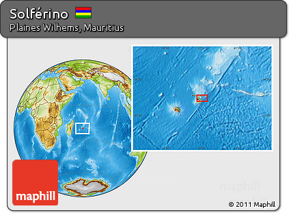 Physical Location Map of Solférino