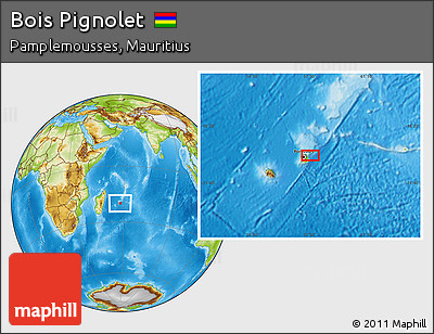 Physical Location Map of Bois Pignolet