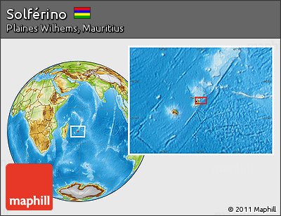 Physical Location Map of Solférino