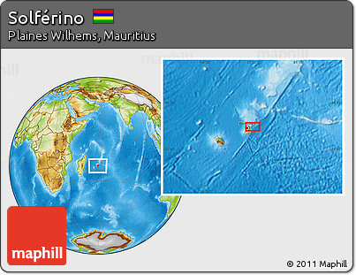 Physical Location Map of Solférino