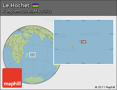 Savanna Style Location Map of Le Hochet