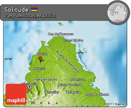 Physical Map of Solitude