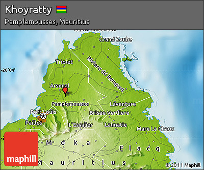 Physical Map of Khoyratty