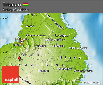 Physical Map of Trianon