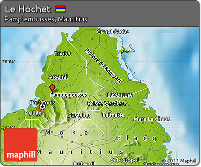 Physical Map of Le Hochet