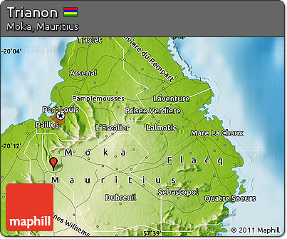 Physical Map of Trianon