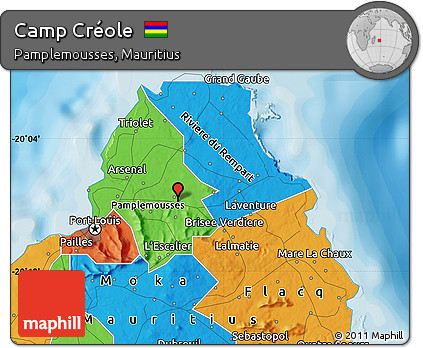 Political Map of Camp Créole