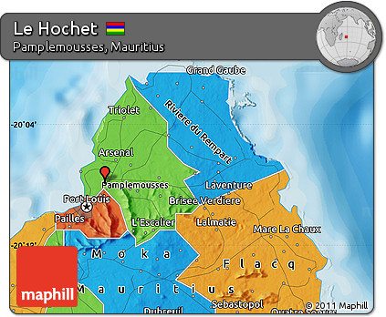 Political Map of Le Hochet
