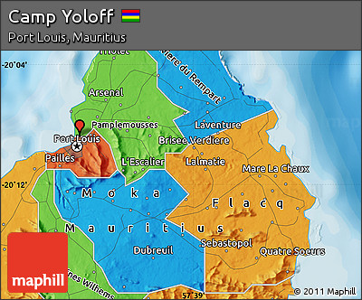 Political Map of Camp Yoloff