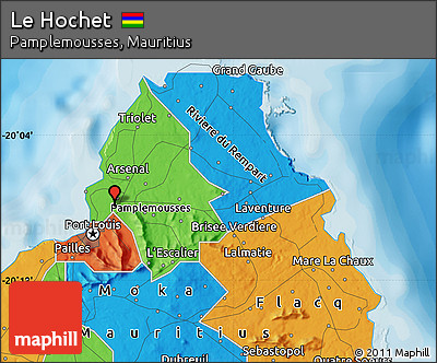 Political Map of Le Hochet