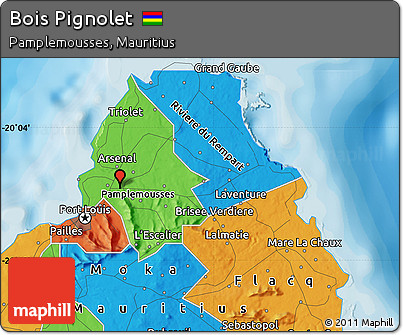 Political Map of Bois Pignolet