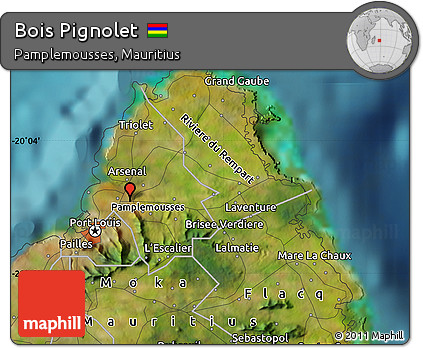 Satellite Map of Bois Pignolet