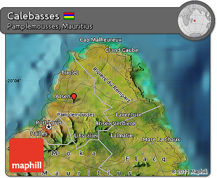 Satellite Map of Calebasses