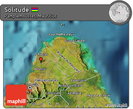 Satellite Map of Solitude