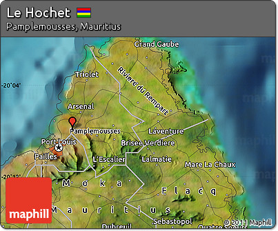 Satellite Map of Le Hochet