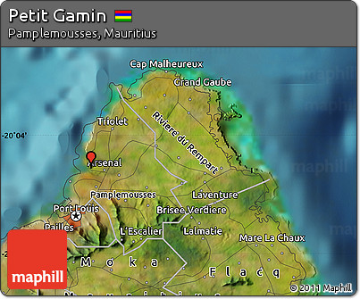 Satellite Map of Petit Gamin