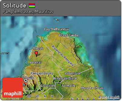 Satellite Map of Solitude