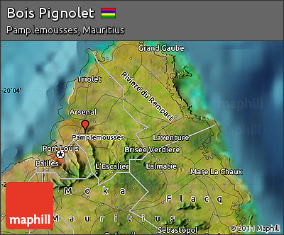 Satellite Map of Bois Pignolet