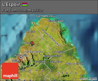 Satellite Map of L'Espoir