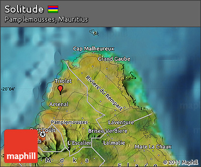 Satellite Map of Solitude