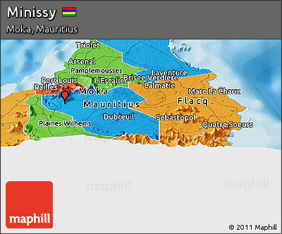 Political Panoramic Map of Minissy