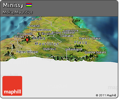 Satellite Panoramic Map of Minissy