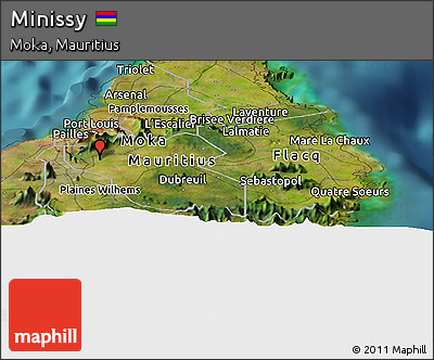 Satellite Panoramic Map of Minissy