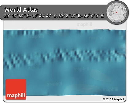 Satellite 3D Map of the Area around 20° 2' 43" S, 65° 31' 30" E