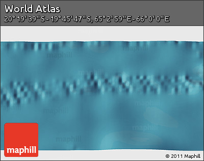 Satellite 3D Map of the Area around 20° 2' 43" S, 65° 31' 30" E