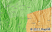 Political Map of the area around 20° 2' 43" S, 65° 22' 30" W