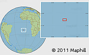 Savanna Style Location Map of the area around 20° 2' 43" S, 6° 43' 29" W