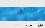 Physical Panoramic Map of the area around 20° 2' 43" S, 6° 43' 29" W