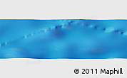Shaded Relief Panoramic Map of the area around 20° 2' 43" S, 6° 43' 29" W