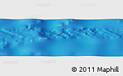 Shaded Relief Panoramic Map of the area around 20° 2' 43" S, 75° 43' 29" E
