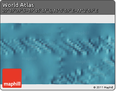 Satellite 3D Map of the Area around 20° 2' 43" S, 76° 34' 29" E