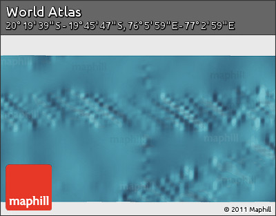 Satellite 3D Map of the Area around 20° 2' 43" S, 76° 34' 29" E