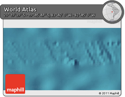 Satellite 3D Map of the Area around 20° 2' 43" S, 83° 13' 29" W