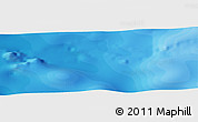 Political Panoramic Map of the area around 20° 2' 43" S, 86° 46' 30" E