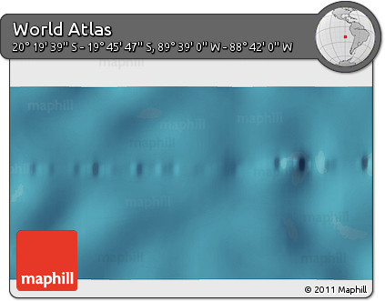 Satellite 3D Map of the Area around 20° 2' 43" S, 89° 10' 30" W