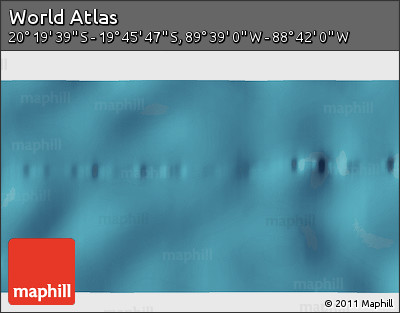 Satellite 3D Map of the Area around 20° 2' 43" S, 89° 10' 30" W