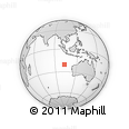 Outline Map of the Area around 20° 32' 59" S, 102° 55' 30" E, rectangular outline