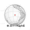 Outline Map of the Area around 20° 32' 59" S, 108° 43' 29" W, rectangular outline