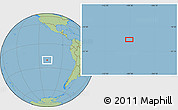 Savanna Style Location Map of the area around 20° 32' 59" S, 109° 34' 29" W