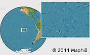 Satellite Location Map of the area around 20° 32' 59" S, 110° 25' 30" W