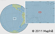 Savanna Style Location Map of the area around 20° 32' 59" S, 110° 25' 30" W, hill shading