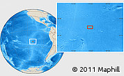 Shaded Relief Location Map of the area around 20° 32' 59" S, 110° 25' 30" W