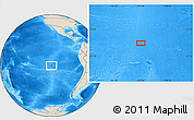 Shaded Relief Location Map of the area around 20° 32' 59" S, 112° 58' 29" W