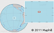 Gray Location Map of the area around 20° 32' 59" S, 115° 31' 30" W