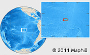 Shaded Relief Location Map of the area around 20° 32' 59" S, 115° 31' 30" W